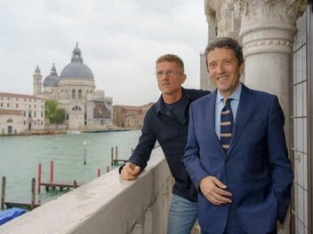  The President of La Biennale di Venezia, Pietrangelo Buttafuoco, and the Curator of the 19th International Architecture Exhibition, Carlo Ratti in Venice. 